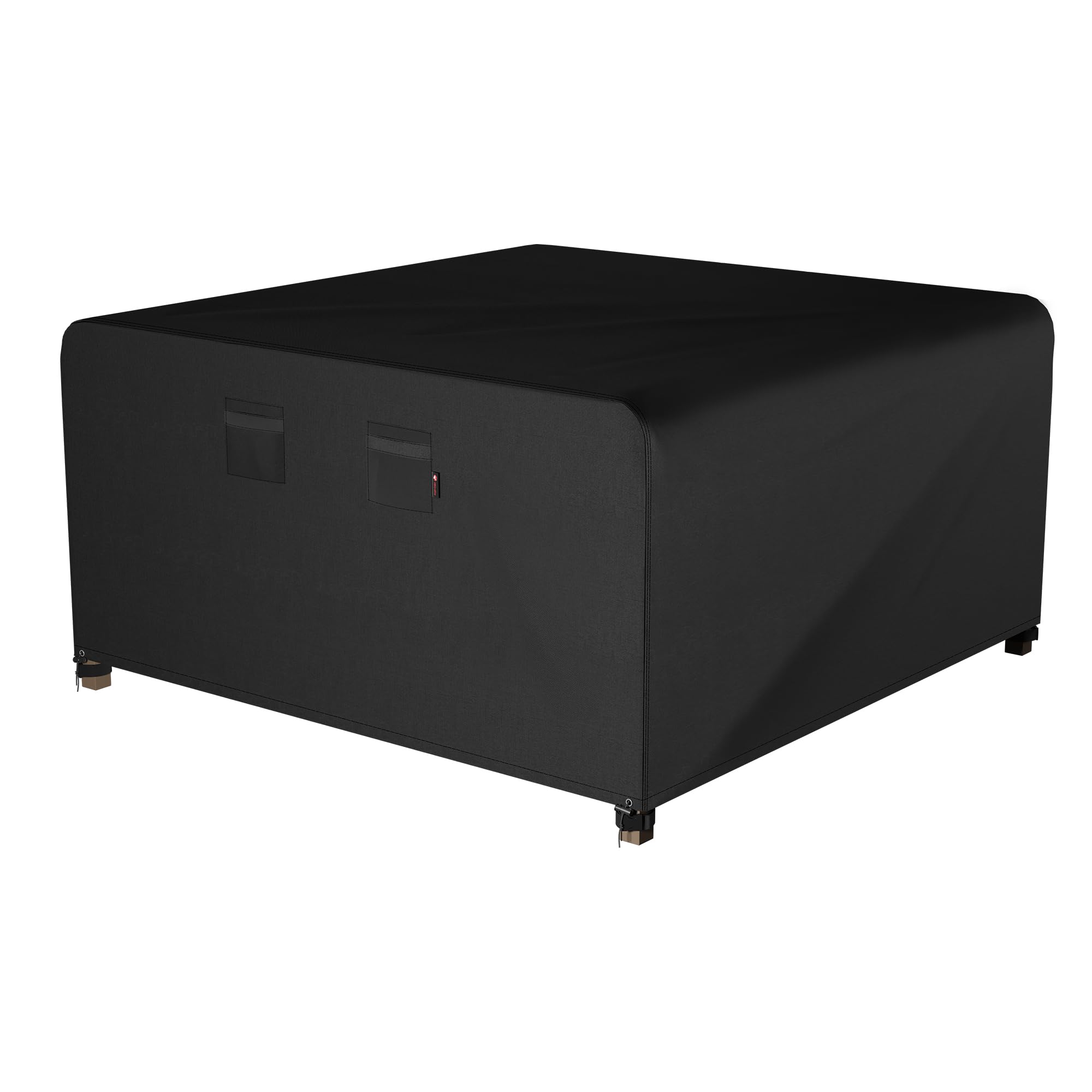 Ibirdie Outdoor Patio Furniture Set Covers 54 X 54 Inch Fit 4 X 4 Ft, 54, 50 Inch Wide, Waterproof Weatherproof Square Cover, Heavy Duty 600D For Outside Dining Table And Chairs